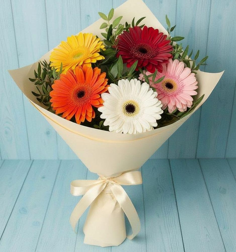 Букет цветов из: Герберы в Покровское Рузского района