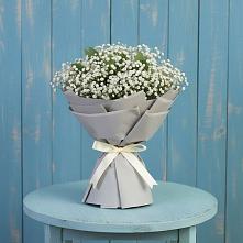 Букет цветов из:  Гипсофила в Покровское Рузского района