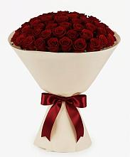 Букет 101 Бордовая роза Блэк Бакарра в Покровское Рузского района