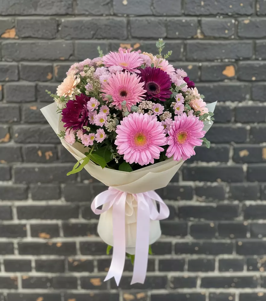 Букет цветов из: Герберы и Хризантемы в Покровское Рузского района