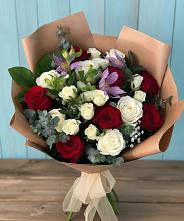 Букет цветов из:  Розы и Альстромерии в Покровское Рузского района