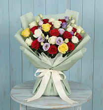 Букет цветов из:  Розы #REPLACE_PRED# Покровское Рузского района
