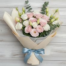 Букет цветов из:  Лизиантусы #REPLACE_PRED# Покровское Рузского района