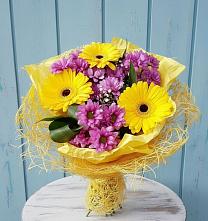 Букет цветов из:  Хризантемы и Герберы в Покровское Рузского района