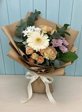 Букет цветов из:  Герберы и Хризантемы в Покровское Рузского района