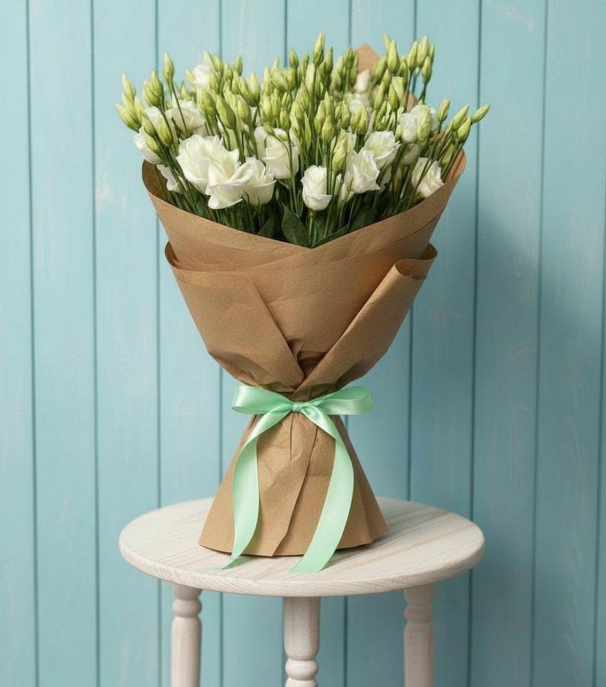 Букет цветов из: Лизиантусы в Покровское Рузского района