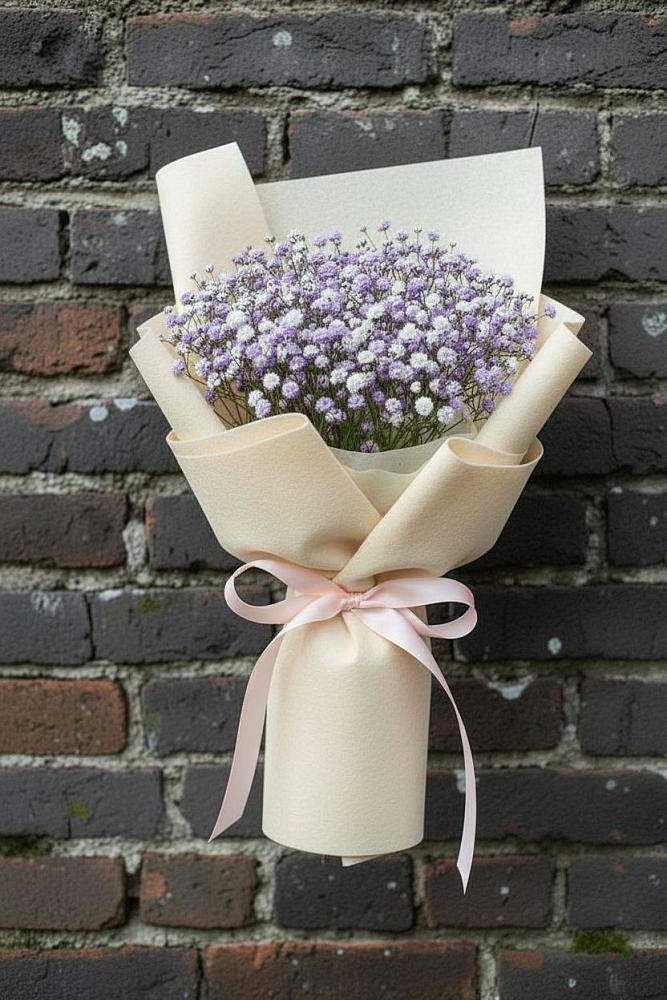 Букет цветов из: Гипсофила в Покровское Рузского района