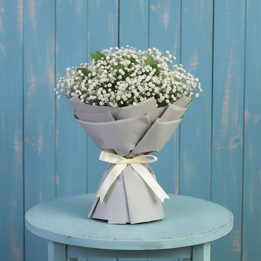 Букет цветов из: Гипсофила в Покровское Рузского района