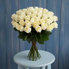 Букет 51 Белая роза Эдлесс Лав #REPLACE_PRED# Покровское Рузского района