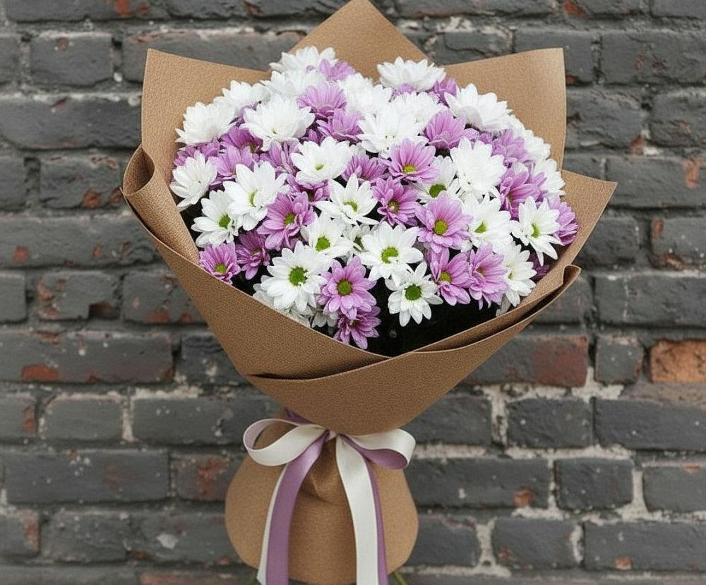 Букет цветов из: Хризантемы в Покровское Рузского района