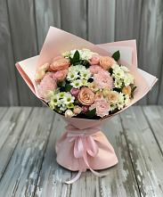 Букет цветов из:  Гвоздики, Розы и Хризантемы #REPLACE_PRED# Покровское Рузского района