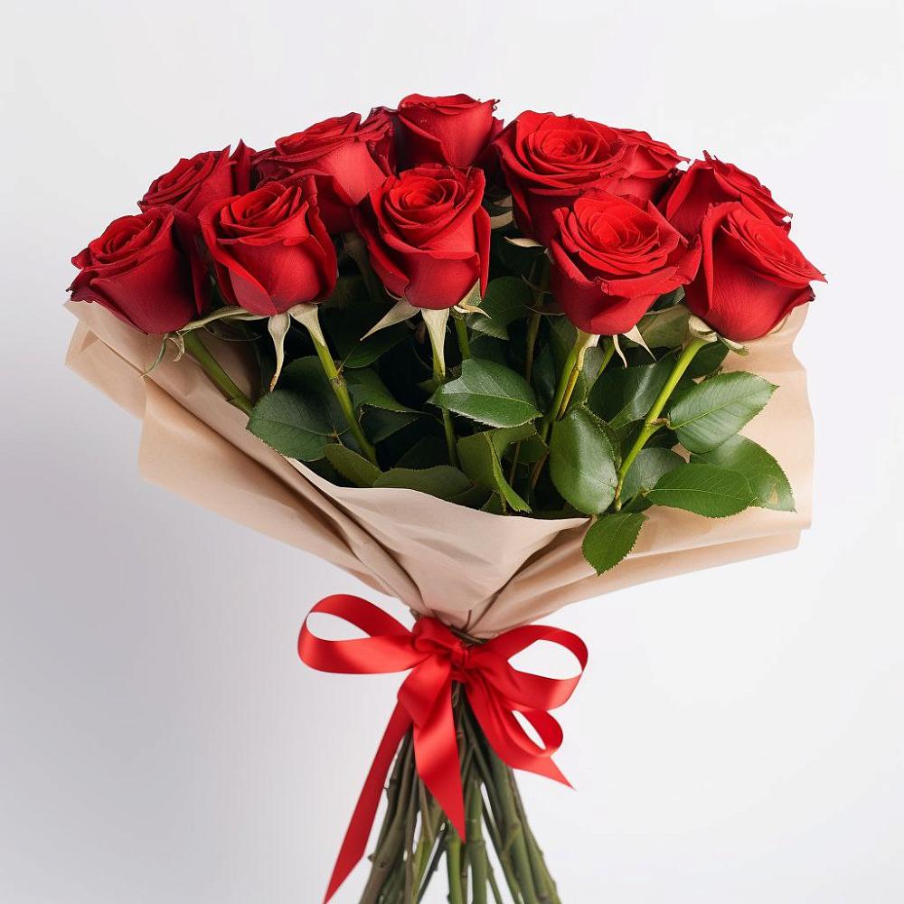 Букет 11 Красных роз Эдлесс Лав в Покровское Рузского района